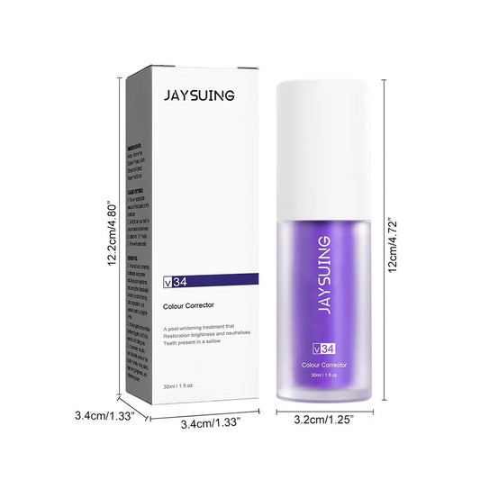 Purple Teeth Whitening Toothpaste | Coffee & Tea Stain Remover — Free Shipping KSA