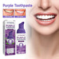 Purple Teeth Whitening Toothpaste | Coffee & Tea Stain Remover — Free Shipping KSA